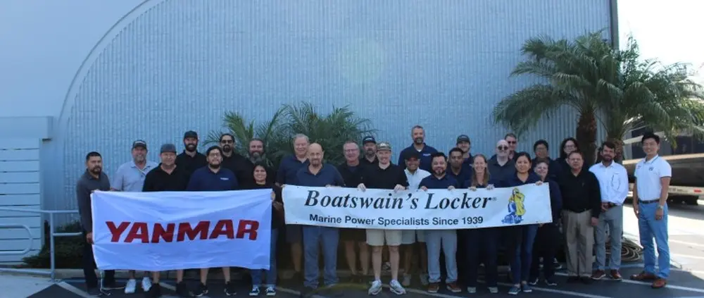 Official image supplied by YANMAR Marine International, company acquisition press photograph distributed through Boating Industry.