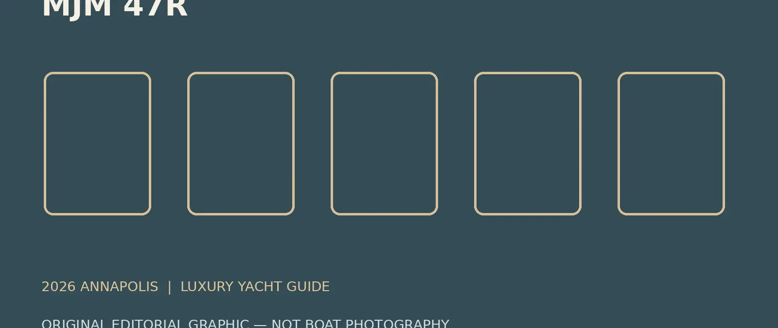 Official image supplied by MJM Yachts.