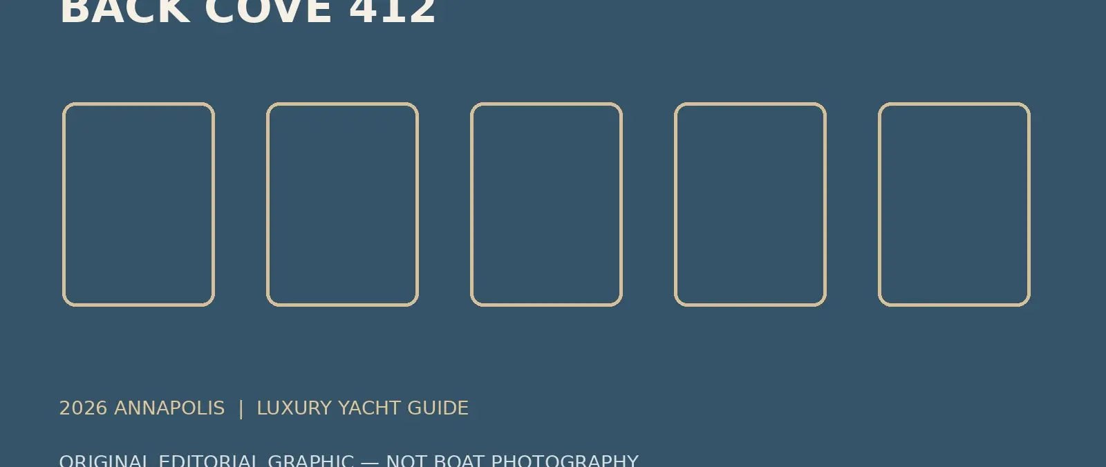 Official image supplied by Back Cove Yachts.
