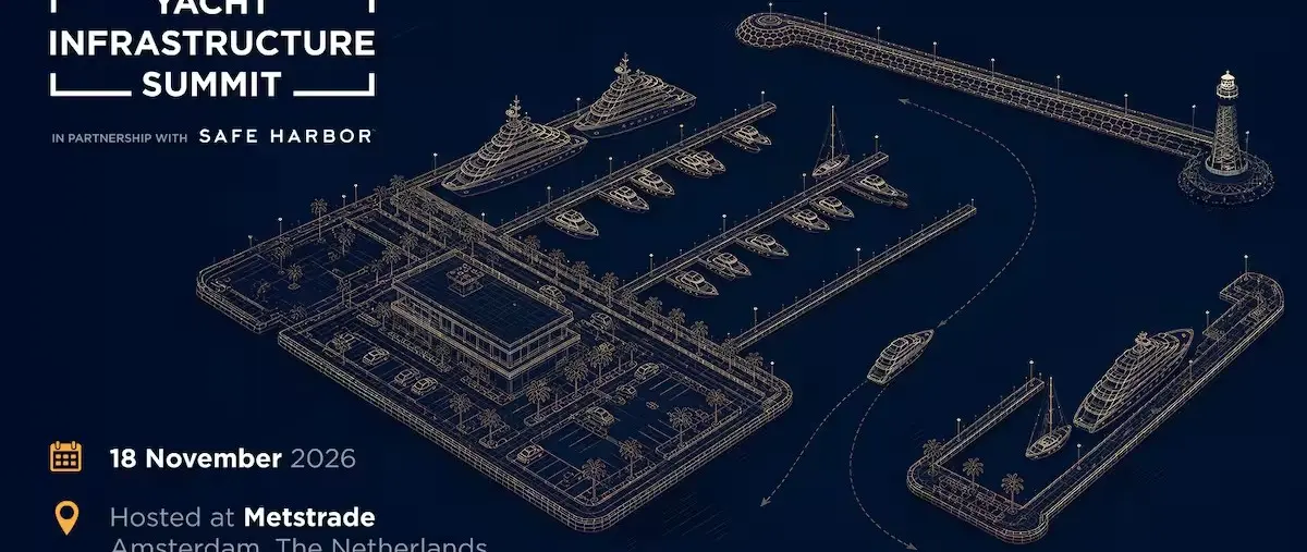 Official image supplied by Marina World official Yacht Infrastructure Summit event artwork.