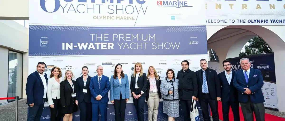Official image supplied by Olympic Yacht Show official press photograph.