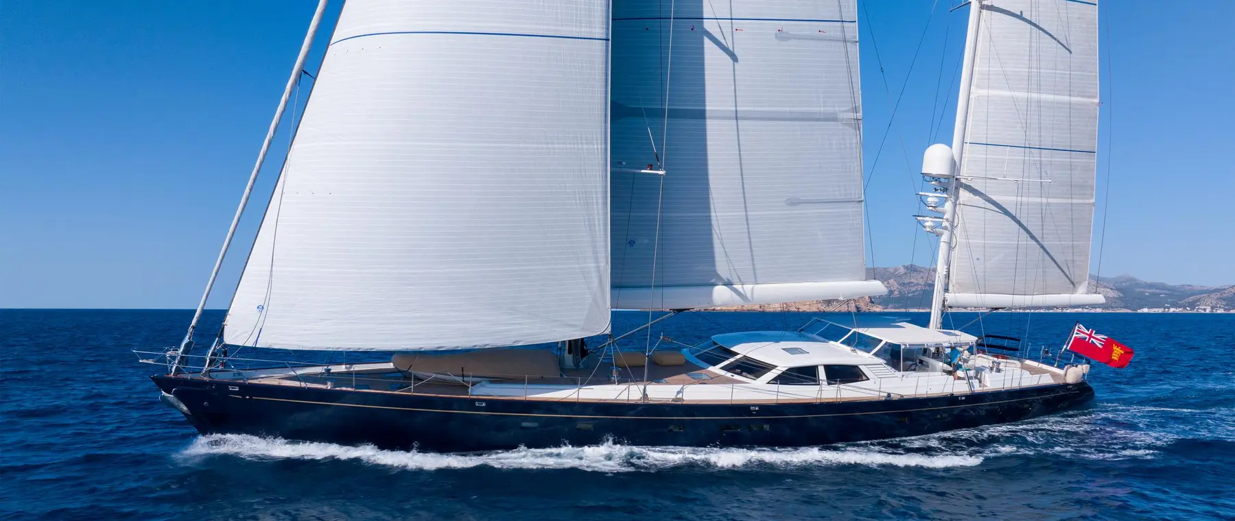 Official image supplied by Fraser Yachts — official profile photograph of sailing yacht ANTARES.