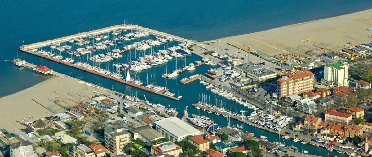 Official image supplied by Cervia municipal marina photograph supplied with the October 2026 concession notice.