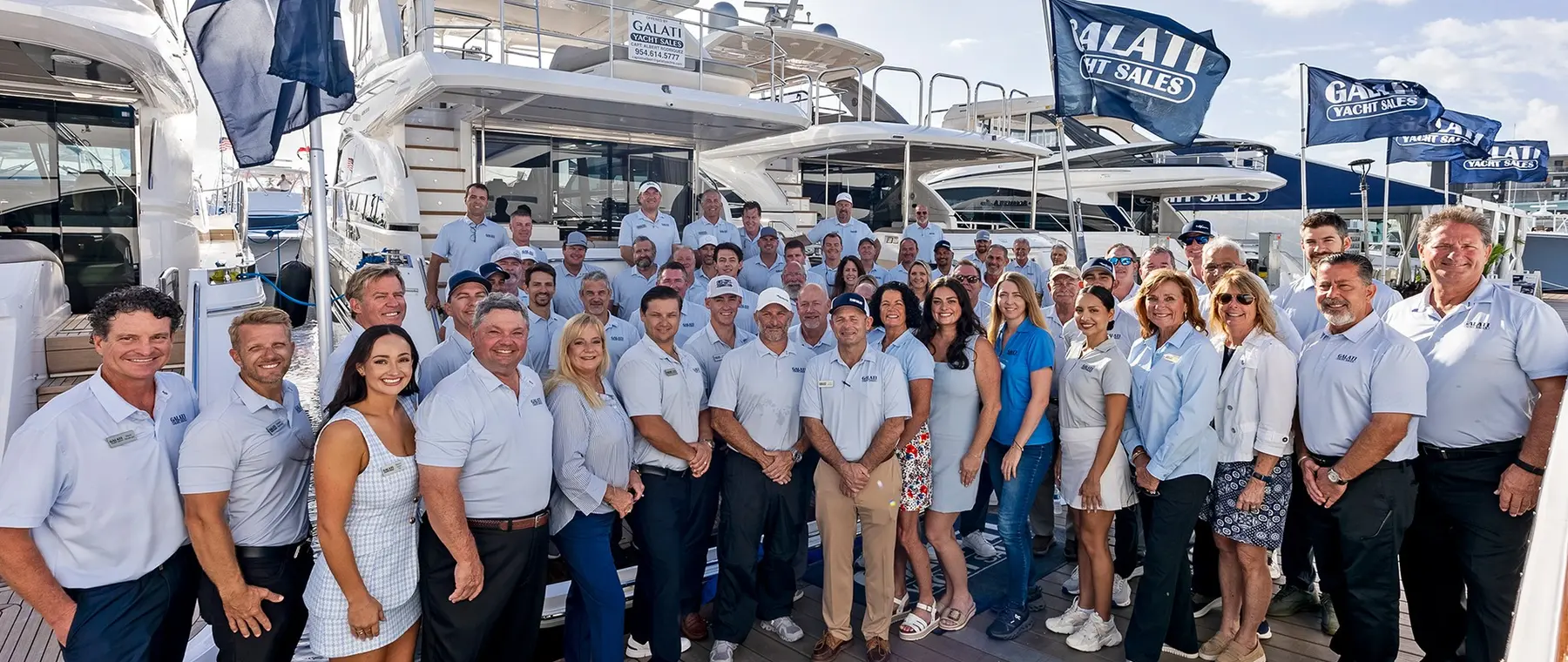 Official image supplied by Galati Yacht Sales team photograph supplied on Viking Yachts' official dealer page.