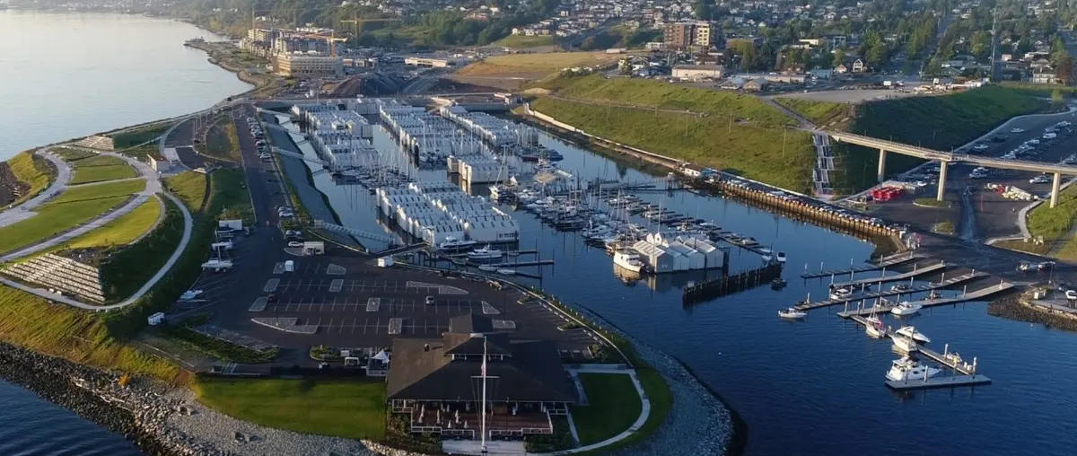 Official image supplied by Parks Tacoma marina photograph distributed with the Breakwater Marina management handover announcement.