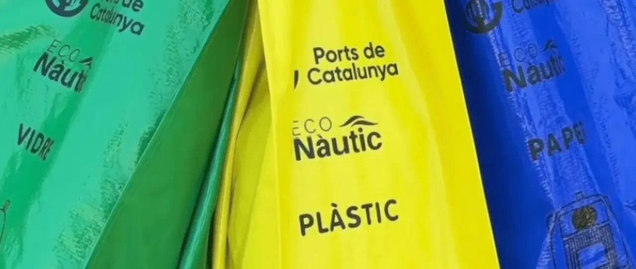 Official image supplied by Ports de Catalunya official ECONàutic recycling programme photograph.