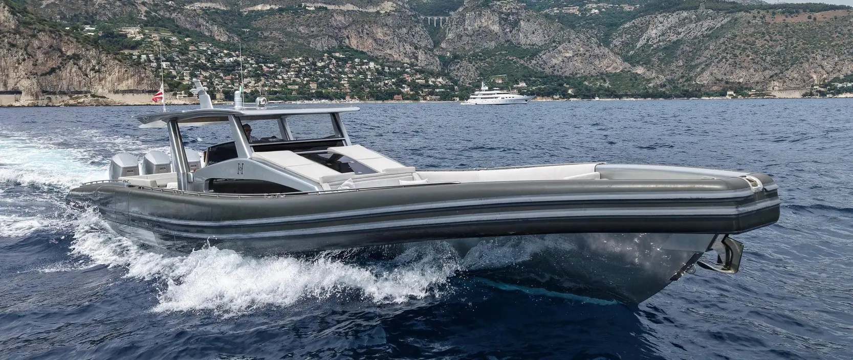 Official image supplied by Fraser Yachts, official photograph of H2 in its 6 October 2026 brokerage announcement.