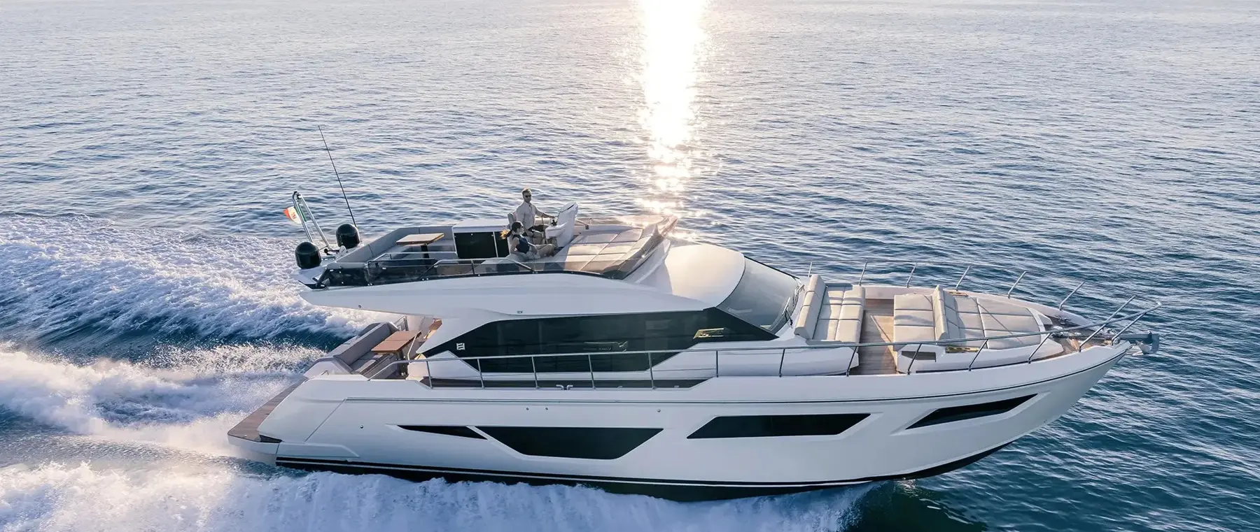 Official image supplied by Ferretti Yachts.