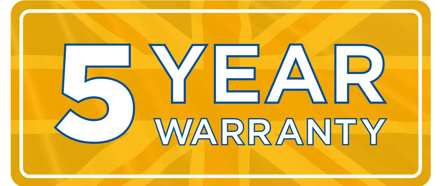 Official image supplied by OceanLED official five-year warranty announcement artwork.