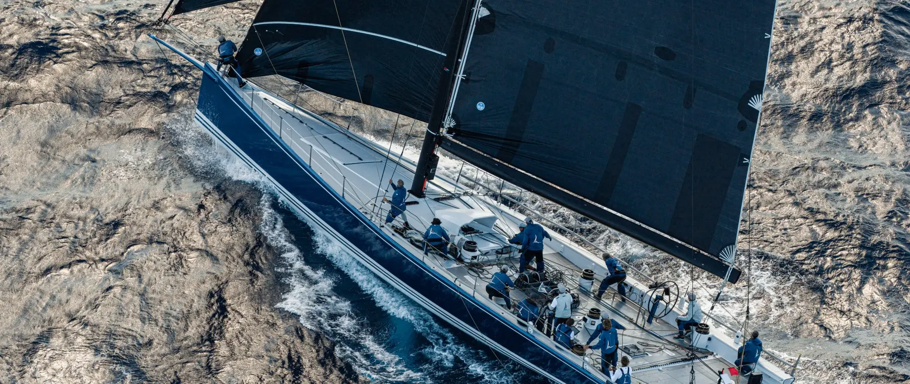 Official image supplied by Rolex Middle Sea Race (official racing photograph).