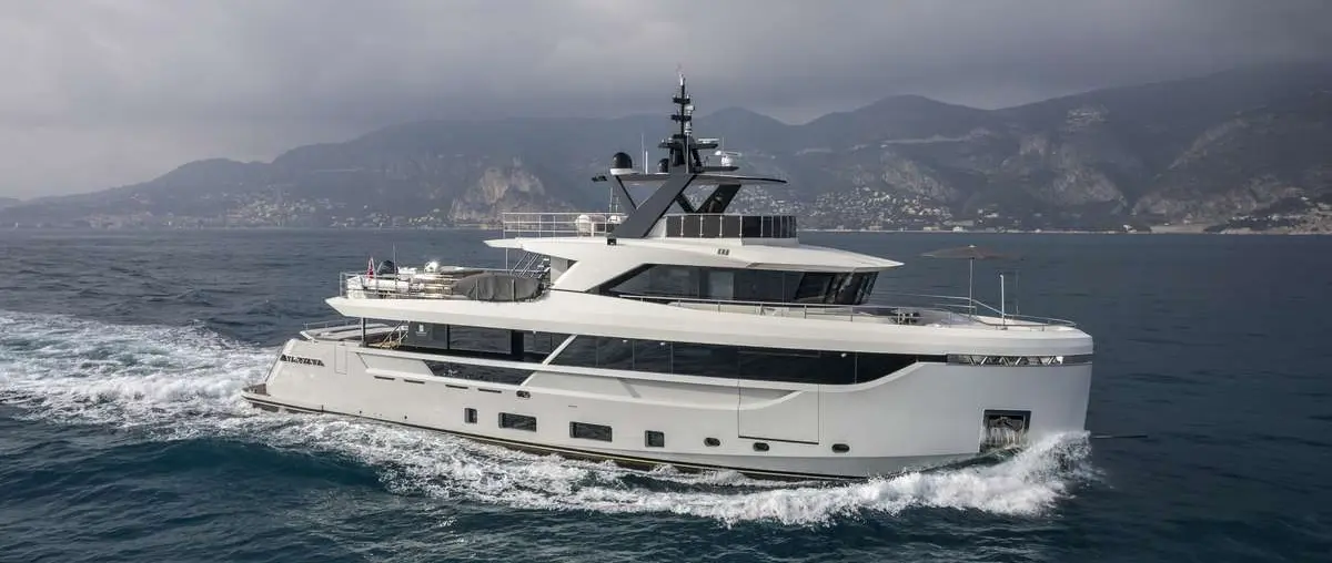 Official image supplied by Burgess — official yacht sales photograph.