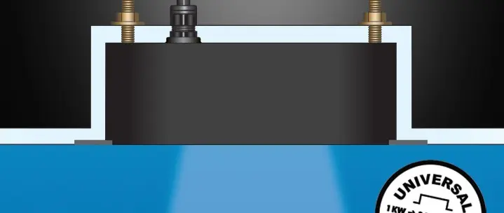 Official image supplied by AIRMAR official Universal Pocket Mount installation diagram from manufacturer October 2026 press release.