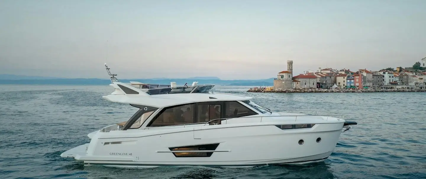 Official image supplied by Greenline Yachts.