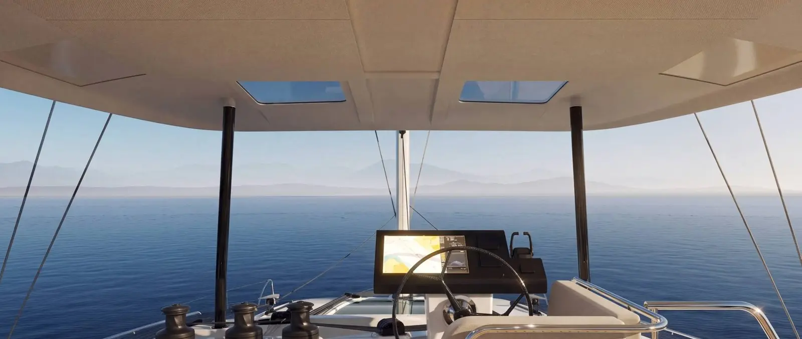 Official image supplied by Fountaine Pajot — official FP51 FLY exterior photograph.