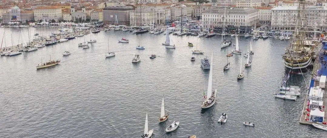 Official image supplied by PressMare / Barcolana organisers supplied press photograph.