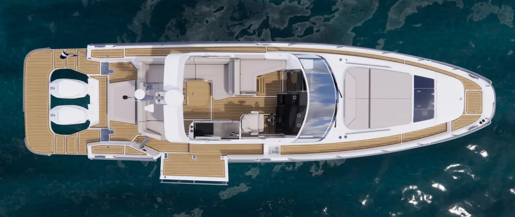 Official image supplied by Nimbus Boats — official Weekender 12 photograph.