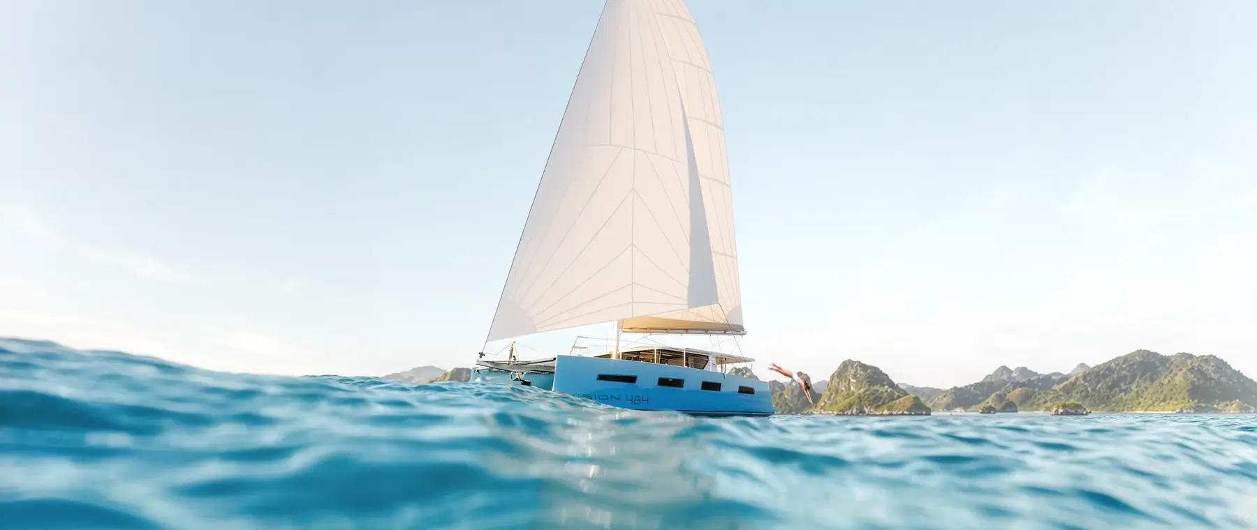 Official image supplied by Vision Yachts (official model visualisation).