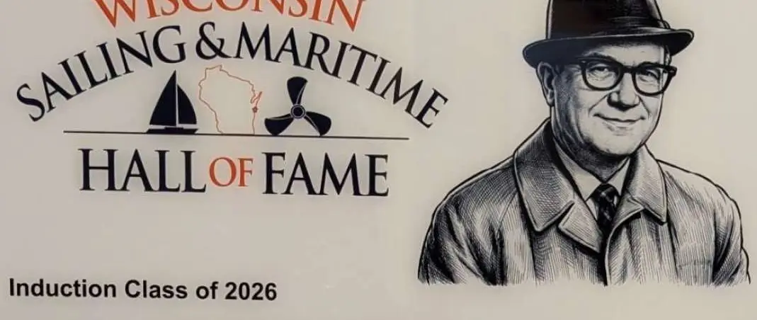 Official image supplied by Mercury Marine official archival photograph accompanying the Wisconsin Maritime Hall of Fame announcement.