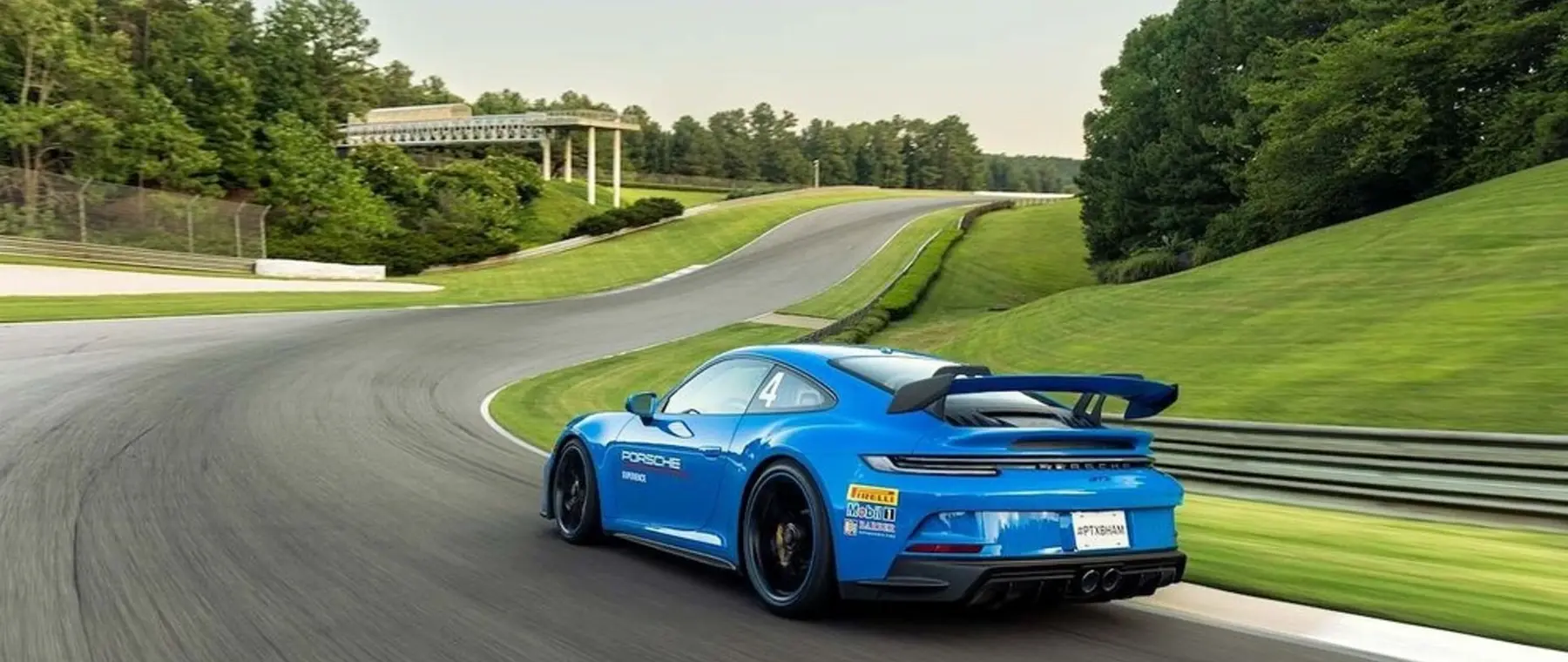 Official image supplied by Porsche Cars North America / Porsche Newsroom: official photograph of Porsche 911 GT3 on the circuit.