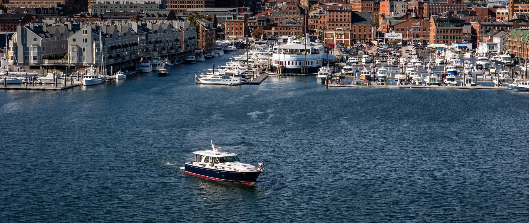 Official image supplied by DiMillo's Yacht Sales official delivery photograph.
