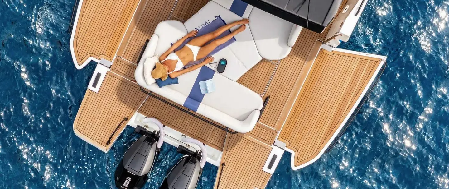 Official image supplied by BENETEAU — official Gran Turismo 40 Open builder photograph.