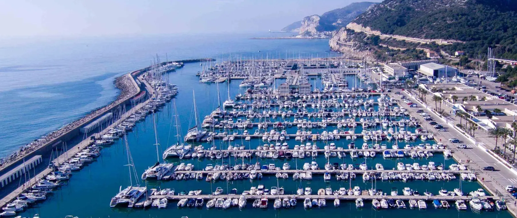 Official image supplied by BENETEAU official photograph of Port Ginesta yacht harbour.