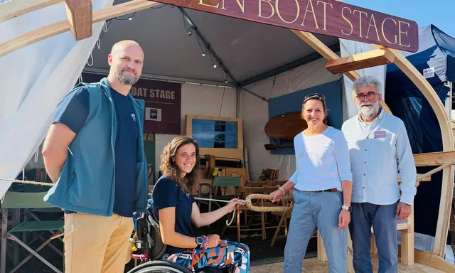 Southampton's Wooden Boat Stage Promotes Traditional Yard Careers