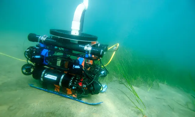Reefgen Grasshopper Robot Set for Mediterranean Seagrass Trial
