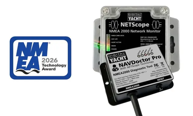 Digital Yacht NAVDoctor Pro Wins 2026 NMEA Technology Award