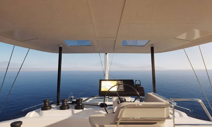 Official image supplied by Fountaine Pajot — official FP51 FLY exterior photograph.