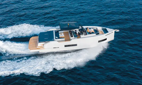 De Antonio D50 Brings Hidden-Outboard Luxury Design to Barcelona