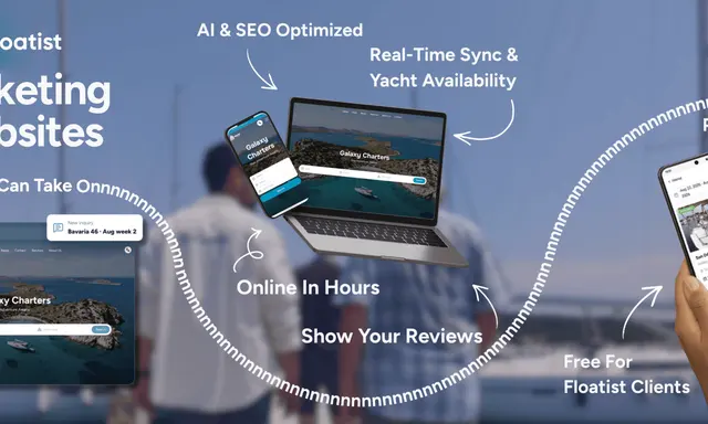 Floatist Launches Managed Websites for Yacht Charter Fleets