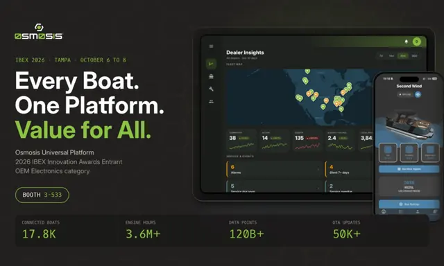 Osmosis Brings Universal Connected-Boat Platform to IBEX 2026