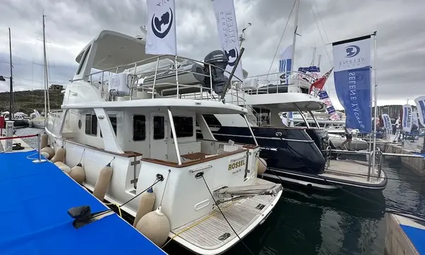 Selene Shows 51 and 64 Explorers at Olympic Yacht Show