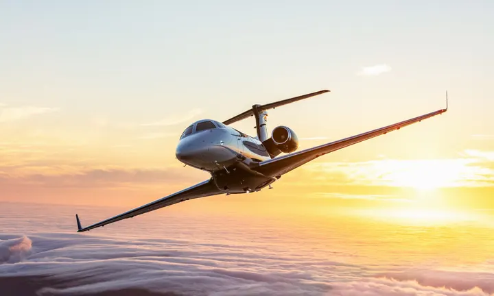 Official image supplied by Embraer Executive Jets — official Phenom 300EV exterior photograph from Embraer Media Gallery; illustrative of executive-jet range.