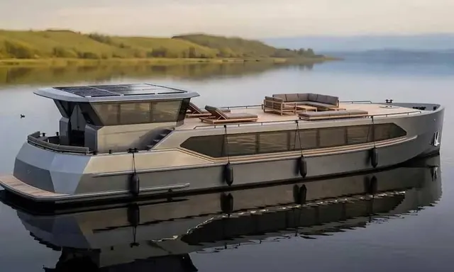 Nari Details 19.9m Hybrid Barge Concept for Canals and Sea