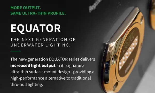 Astel Previews Higher-Output EQUATOR Surface-Mount Yacht Lights