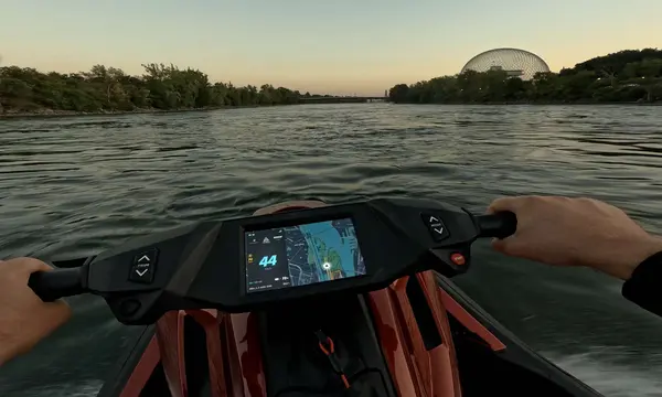 Taiga OS-5 Adds Geofenced Speed Zones to Electric Yacht Watercraft