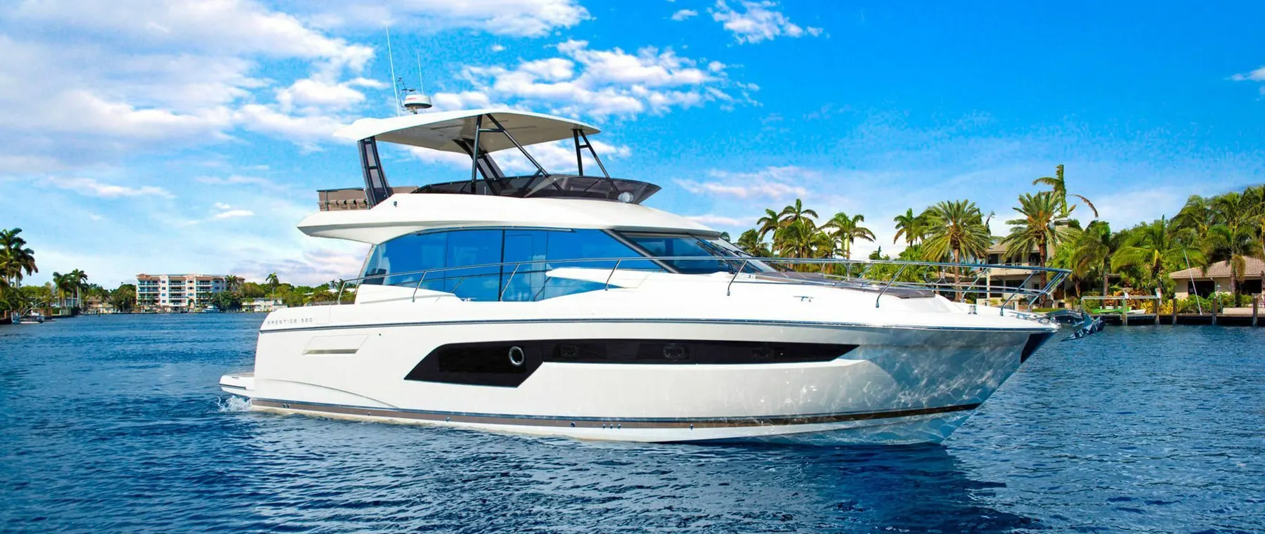 PRESTIGE 520 Makes a 52-Foot Flybridge Yacht Feel Designed Around Sharing