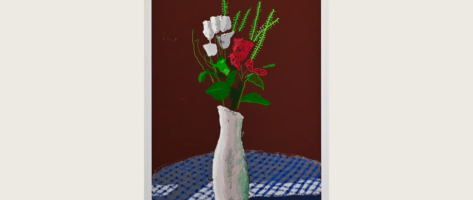 Sotheby’s London Presents David Hockney’s Twenty Normandy Flowers