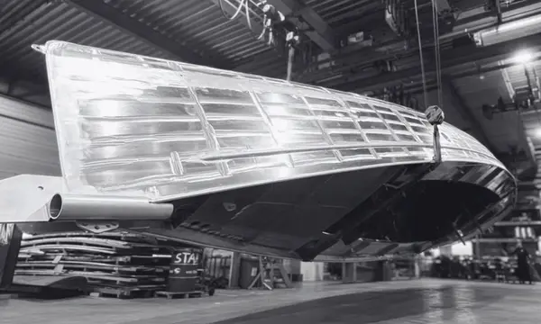 KM Yachtbuilders Turns Hull of Tenth Bestevaer 53 Grey Shark