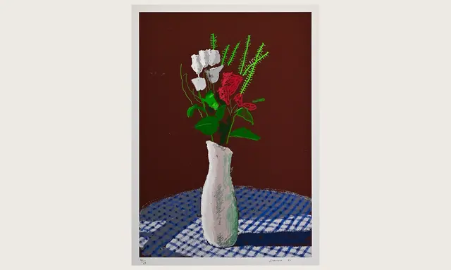 Sotheby’s London Presents David Hockney’s Twenty Normandy Flowers