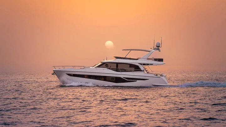 Official Majesty 60 model image from Majesty Yachts.