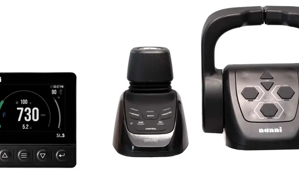 Nanni Nova Integrates Joystick, iAnchor and SI-5 Engine Display Into One Helm Package