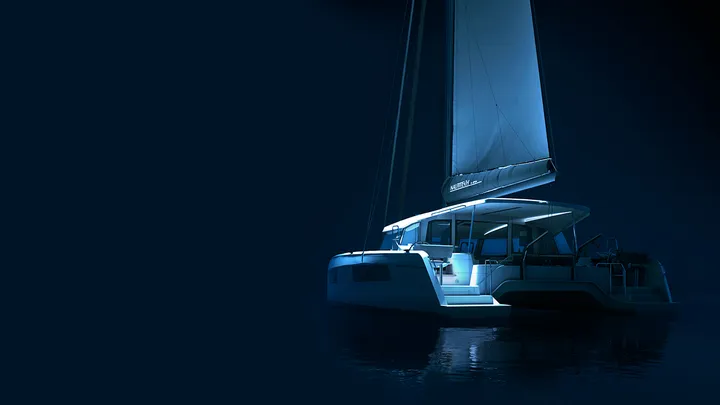 Official Nautitech 44 Open model image from Nautitech Catamarans.