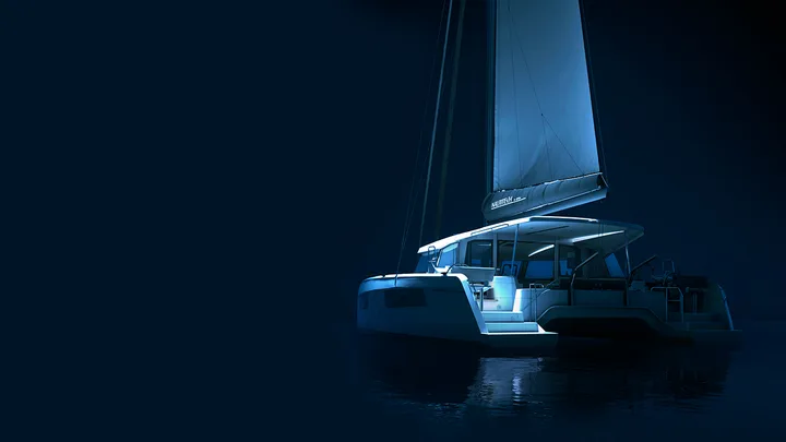 Official Nautitech 44 Open model image from Nautitech Catamarans.