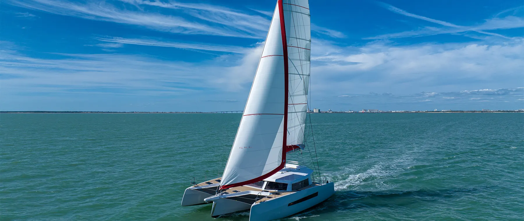 NEEL 52 Makes One-Level Panoramic Living the Signature of a 52-Foot Trimaran