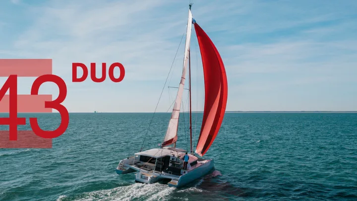 Official NEEL 43 DUO model image from Neel Trimarans.