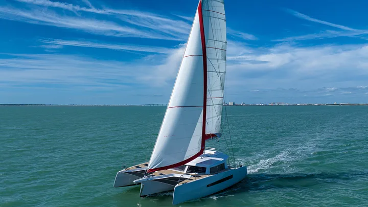 Official NEEL 52 model image from Neel Trimarans.