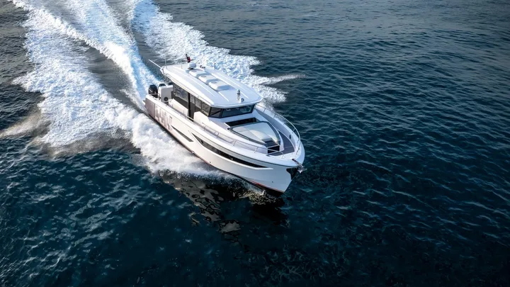 Official Oryx 47LX model image from Oryx Yachts.